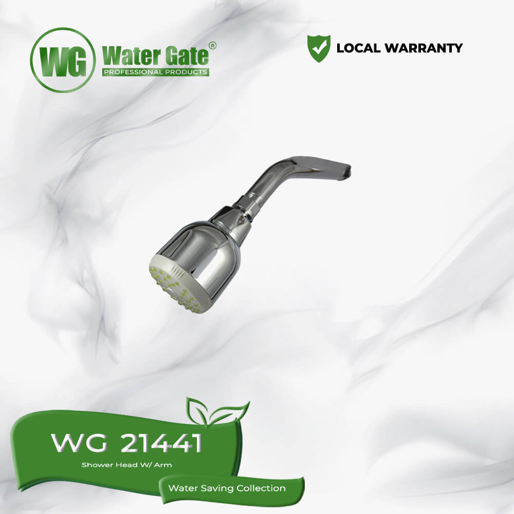 Water Gate WG 21441 Shower Head With Arm Watergate